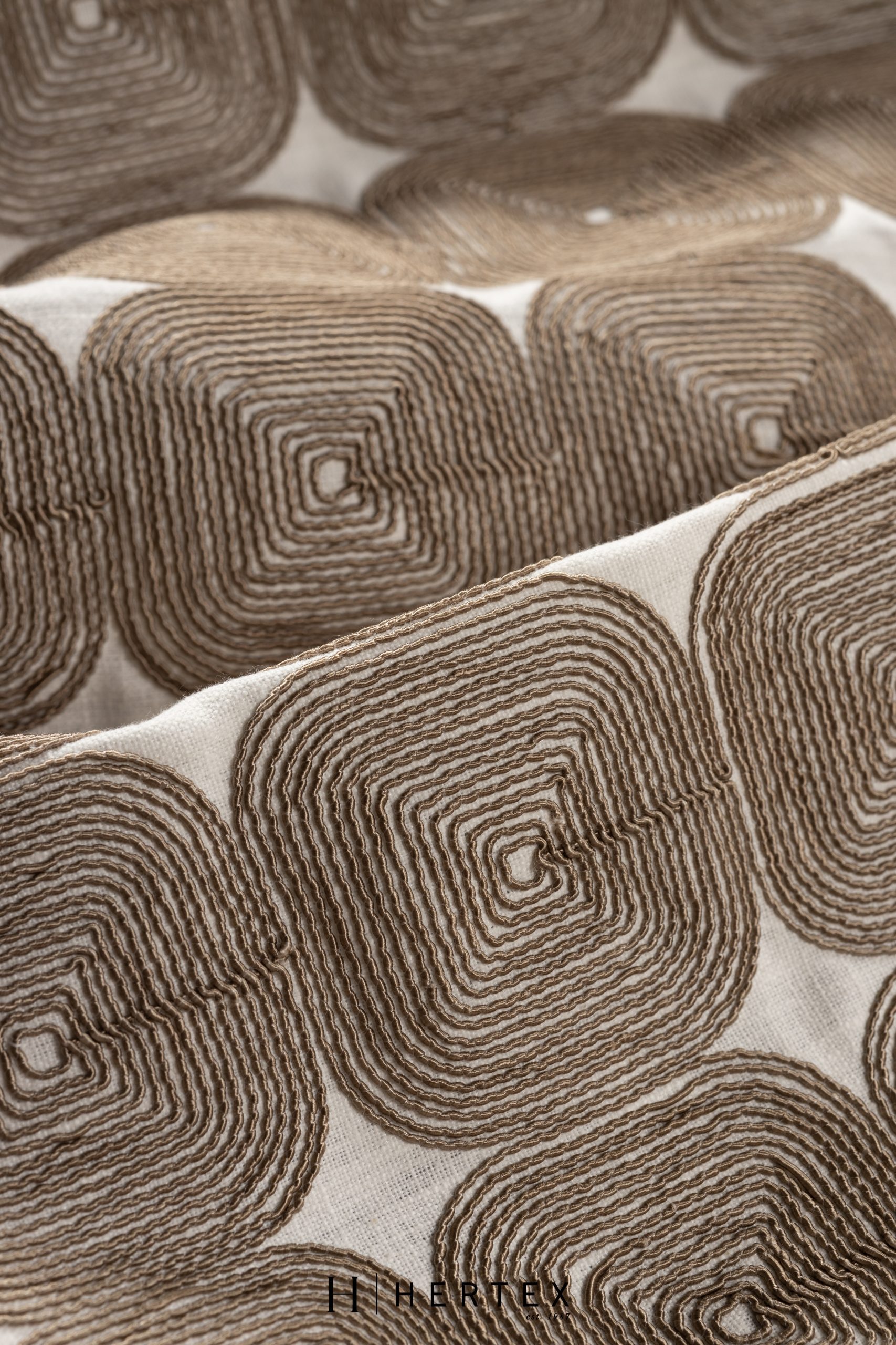 Muted Magic Concentric All Spice Fabric