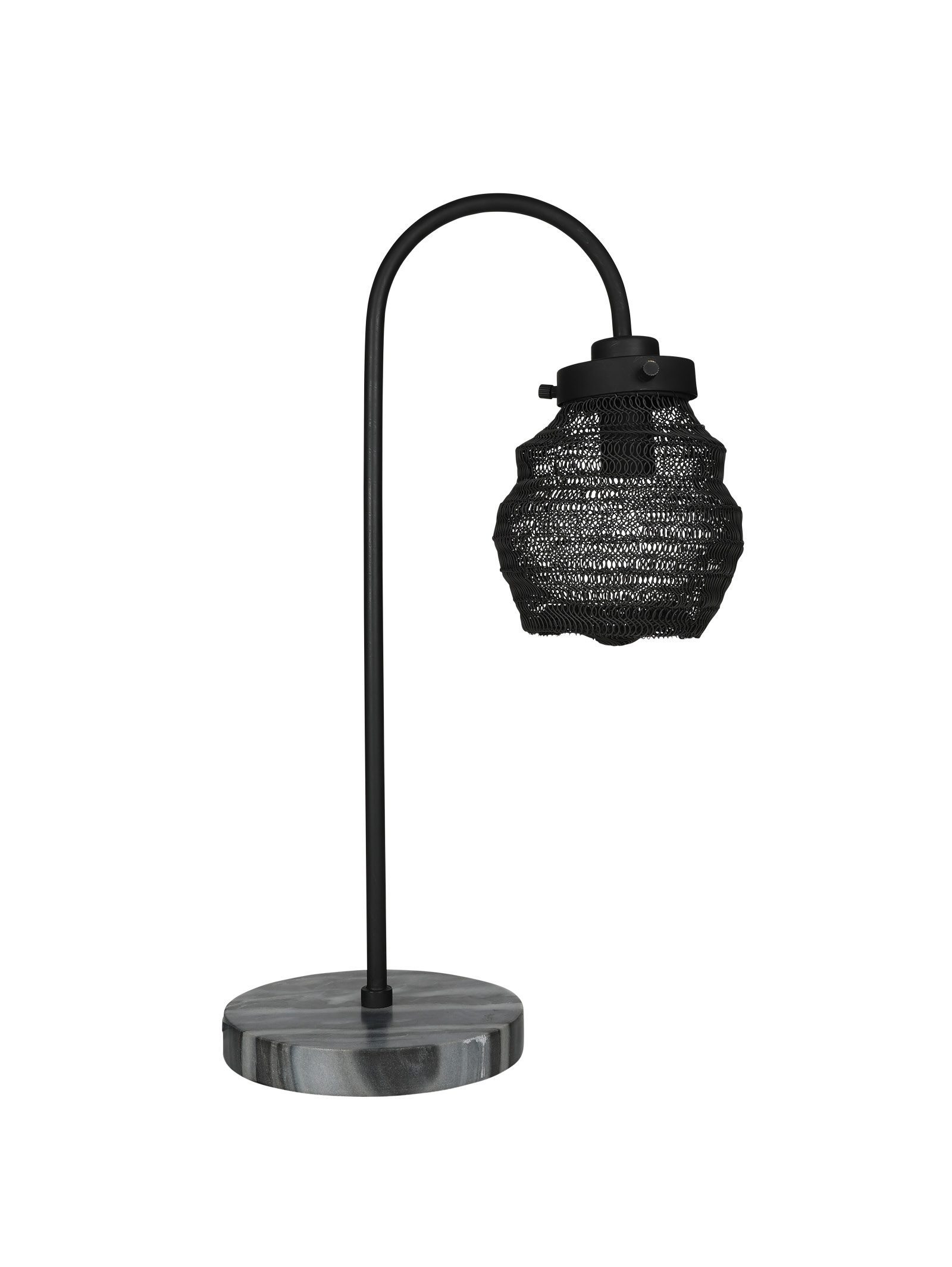 Rookery Bedside Lamp in Black Starling