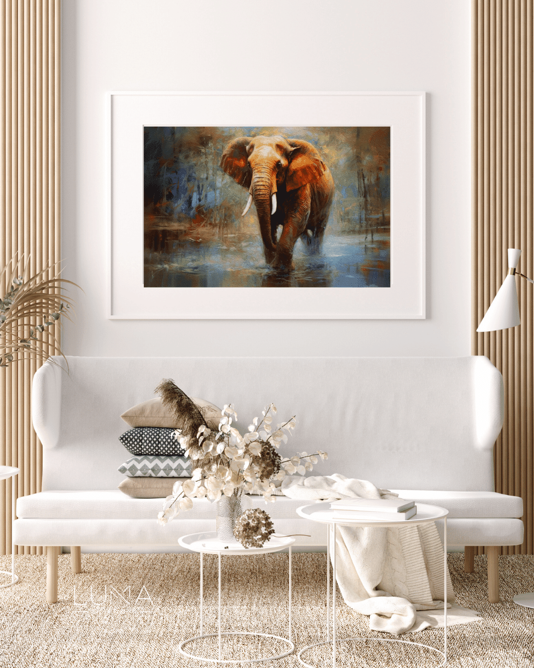 Mystical Elephant Animal Artwork
