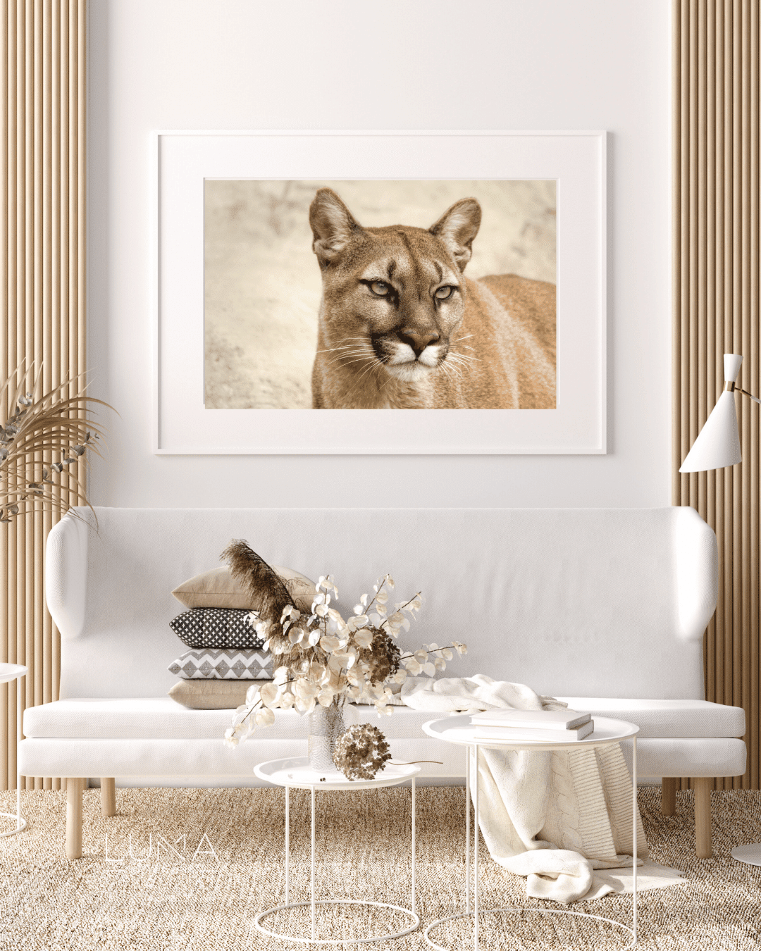 Classy Cougar Animal Artwork