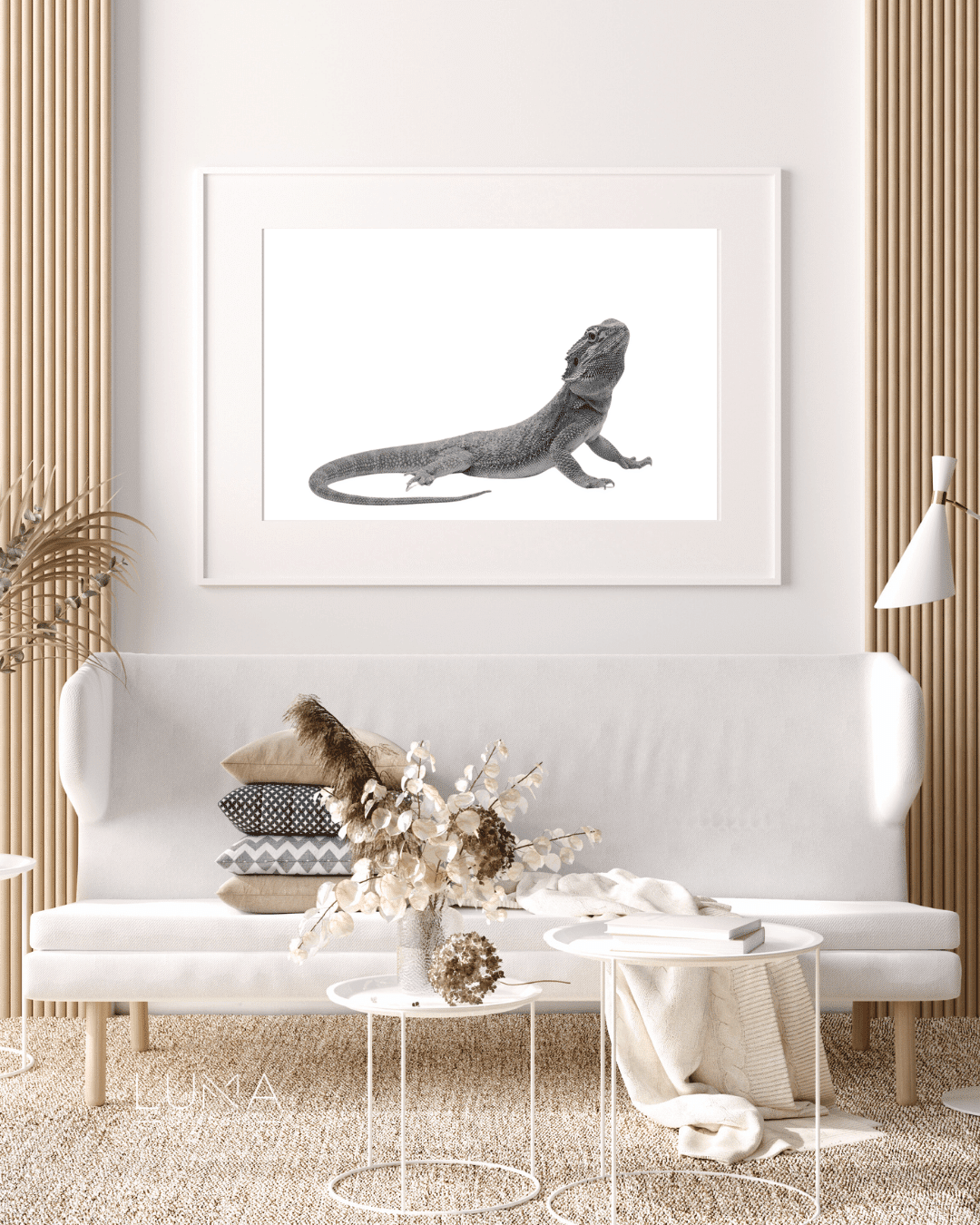 Life of a Lizzard Animal Artwork