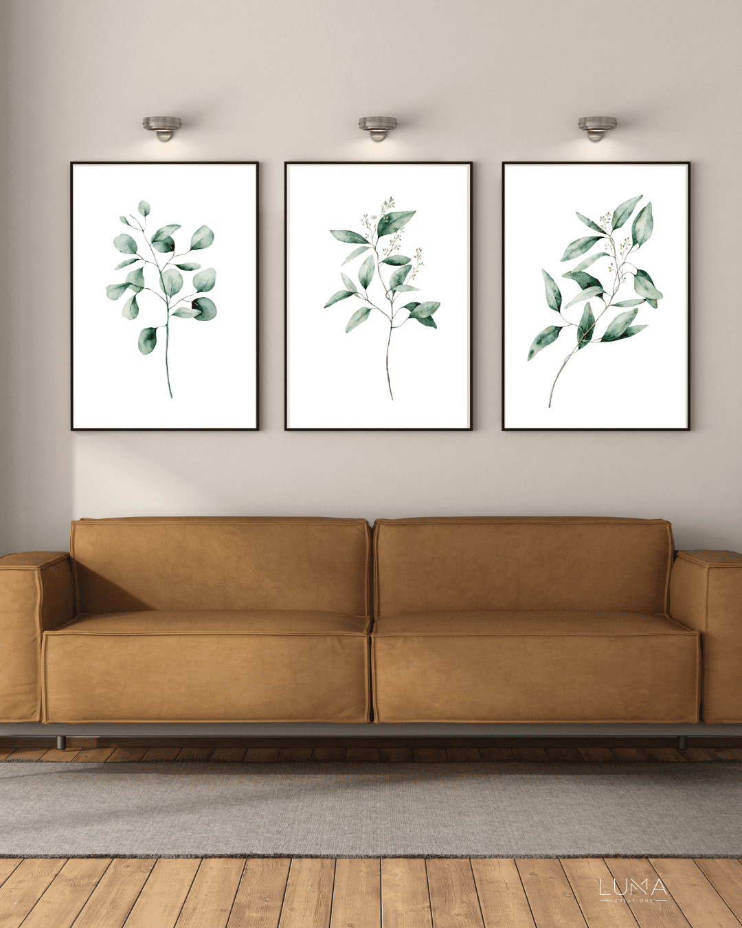 Olive Branches Nature Set of 3