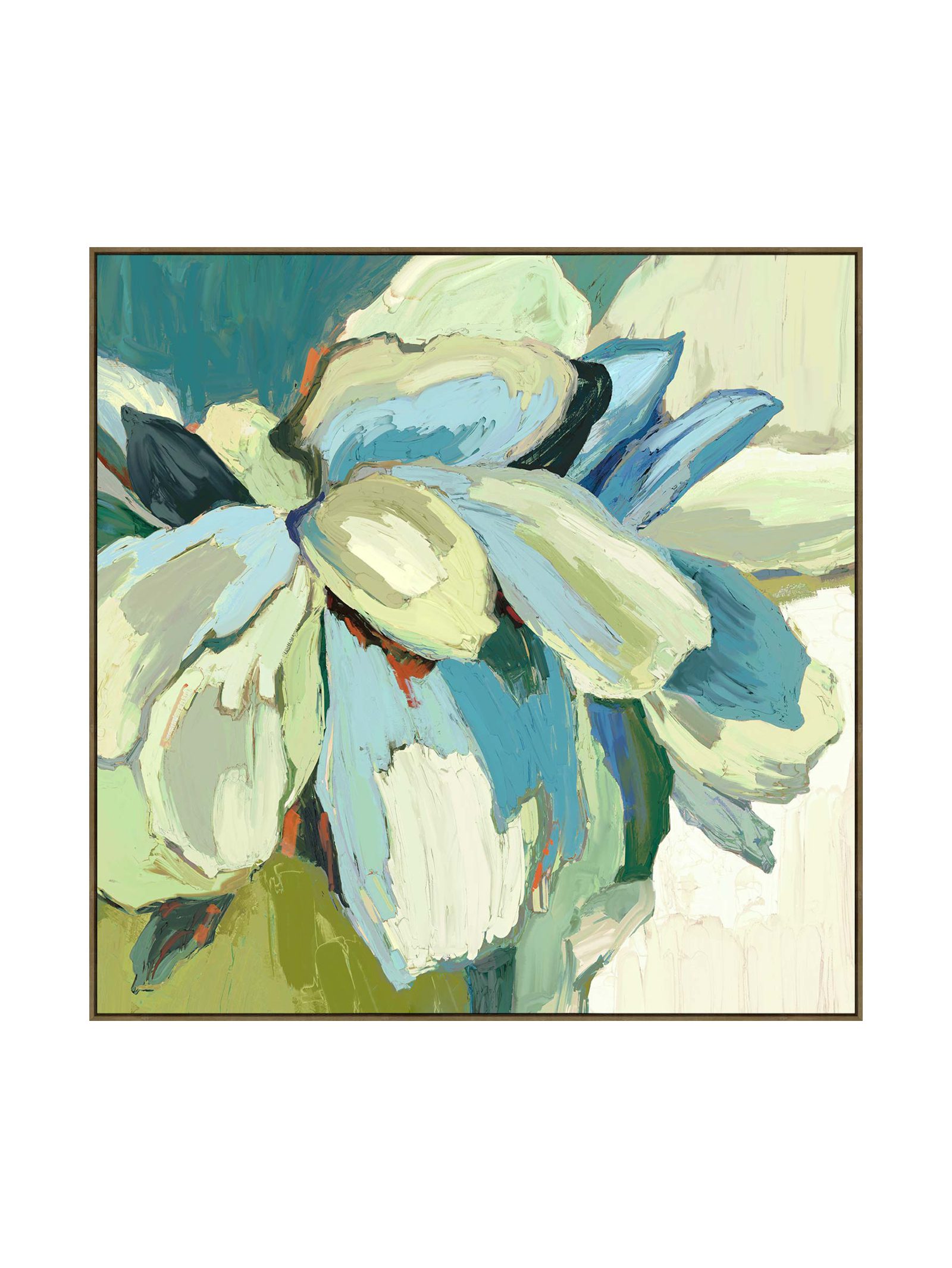 Floral Infusion Wall Art in Minty Breeze